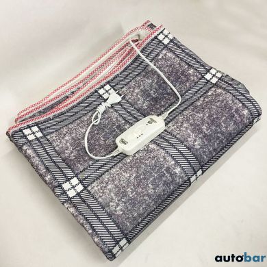 Електропростирадло електричне простирадло з підігрівом Electric Blanket 150х170см. Колір: сірий з фіолетовим відтінком ws72687