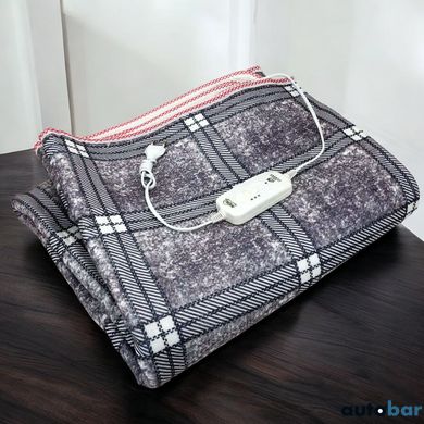 Електропростирадло електричне простирадло з підігрівом Electric Blanket 150х170см. Колір: сірий з фіолетовим відтінком ws72687