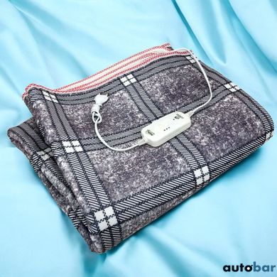 Електропростирадло електричне простирадло з підігрівом Electric Blanket 150х170см. Колір: сірий з фіолетовим відтінком ws72687