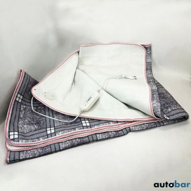 Електропростирадло електричне простирадло з підігрівом Electric Blanket 150х170см. Колір: сірий з фіолетовим відтінком ws72687