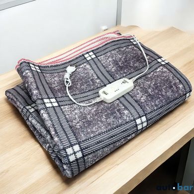 Електропростирадло електричне простирадло з підігрівом Electric Blanket 150х170см. Колір: сірий з фіолетовим відтінком ws72687