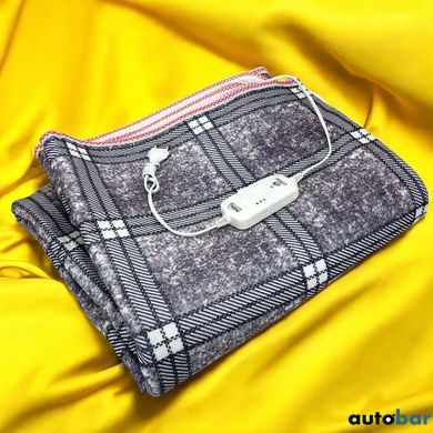 Електропростирадло електричне простирадло з підігрівом Electric Blanket 150х170см. Колір: сірий з фіолетовим відтінком ws72687