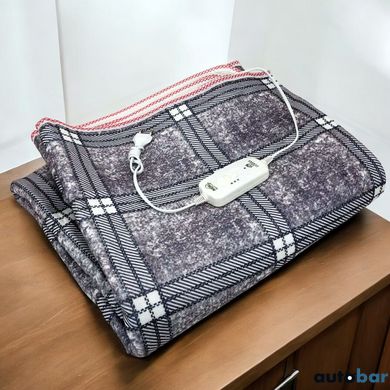 Електропростирадло електричне простирадло з підігрівом Electric Blanket 150х170см. Колір: сірий з фіолетовим відтінком ws72687