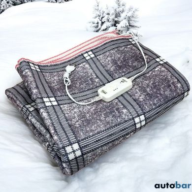 Електропростирадло електричне простирадло з підігрівом Electric Blanket 150х170см. Колір: сірий з фіолетовим відтінком ws72687