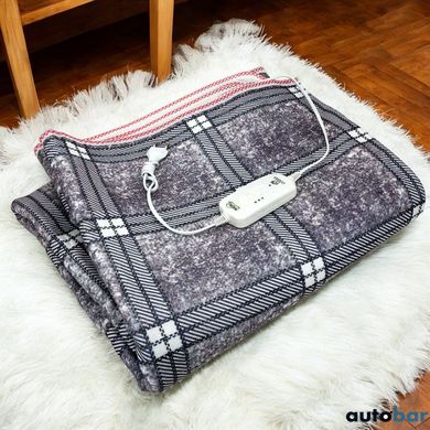 Електропростирадло електричне простирадло з підігрівом Electric Blanket 150х170см. Колір: сірий з фіолетовим відтінком ws72687