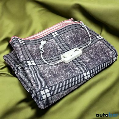 Електропростирадло електричне простирадло з підігрівом Electric Blanket 150х170см. Колір: сірий з фіолетовим відтінком ws72687