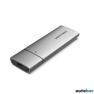 Зовнішній карман M.2 NGFF SSD Enclosure (USB 3.1 Gen 1-C) Gray Aluminum Alloy Type (KPEH0)