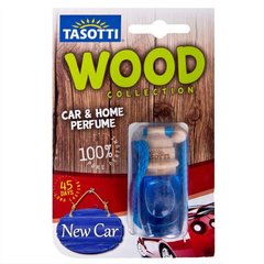 Ароматизатор пробковий на дзеркало Tasotti/серія "Wood" New Car 7мл