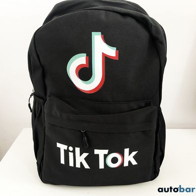 Рюкзак молодіжний Тік ток TikTok. Колір чорний