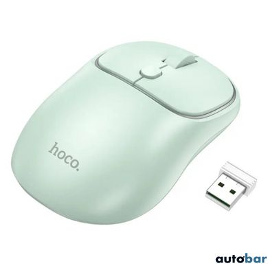 Миша Hoco GM25 Royal dual-mode business wireless mouse Light Green