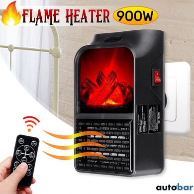 Портативний обігрівач з пультом Flame Heater (1000 Вт)