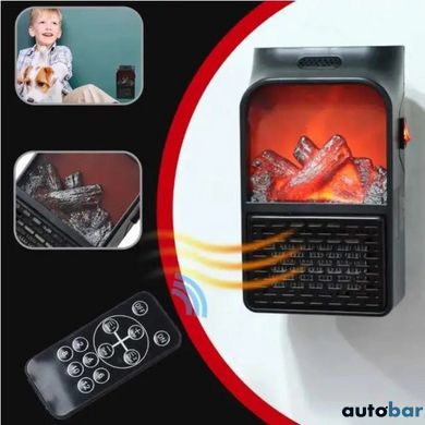 Портативний обігрівач з пультом Flame Heater (1000 Вт)