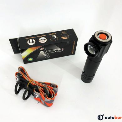 Ліхтар налобний акумуляторний Police W01-T6 USB з магнітом
