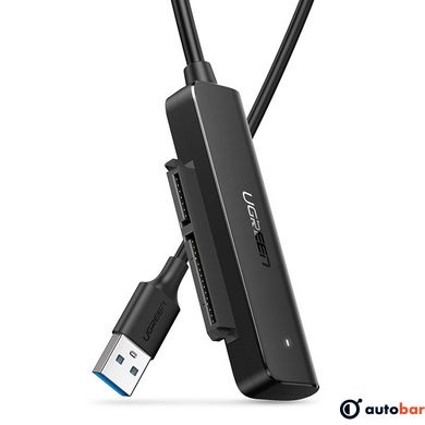 Перехідник USB 3.0 Type-А --> SATA III (F), чорний,CM321 UGREEN 70609