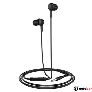 Навушники HOCO M50 Daintiness universal earphones with mic Black