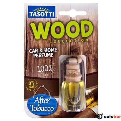 Ароматизатор пробковий на дзеркало Tasotti / серія "Wood" After Tobacco 7мл