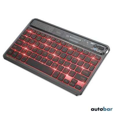 Клавіатура HOCO S55 Transparent Discovery edition wireless BT keyboard Dark Night Black