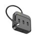 Хаб HOCO HB35 Easy link 4-in-1 100 Mbps Ethernet Adapter(Type-C to USB2.0*3+RJ45)(L=0.2M) Black