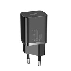 Мережевий зарядний пристрій Baseus Super Si quick charger IC 30W EU Black CCSUP-J01
