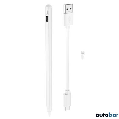 Стилус HOCO GM109 Smooth series active universal capacitive pen White