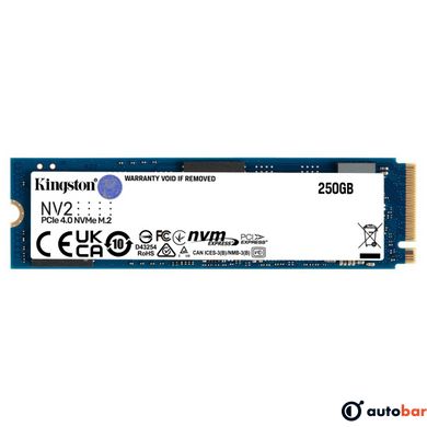 SSD M.2 Kingston NV2 250GB NVMe 2280 PCIe 3.0 x4 3D NAND TLC SNV2S/250G