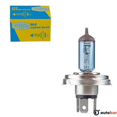Лампа автомобільна Галогенна лампа для перегонів (rallye) H4 12V 60/55W blue