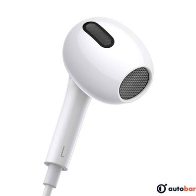 Навушники Baseus Encok 3.5mm lateral in-ear Wired Earphone H17 White
