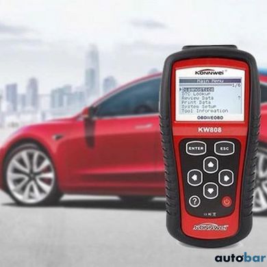 Професійний сканер для авто Konnwei KW808 OBD II/EOBD, Сканер для діагностики, Тестер діагностика ws55876-1