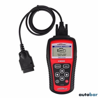 Професійний сканер для авто Konnwei KW808 OBD II/EOBD, Сканер для діагностики, Тестер діагностика ws55876-1