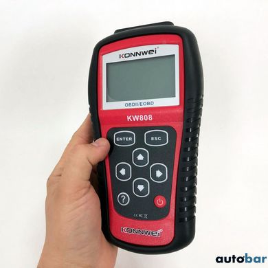 Професійний сканер для авто Konnwei KW808 OBD II/EOBD, Сканер для діагностики, Тестер діагностика ws55876-1