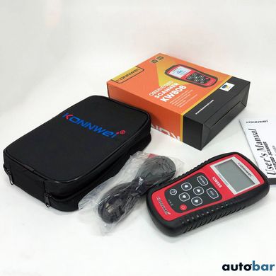 Професійний сканер для авто Konnwei KW808 OBD II/EOBD, Сканер для діагностики, Тестер діагностика ws55876-1