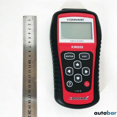 Професійний сканер для авто Konnwei KW808 OBD II/EOBD, Сканер для діагностики, Тестер діагностика ws55876-1