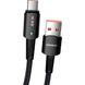 Кабель ESSAGER Sunset Type-C 6A USB charging and data Fully compatible cable 1m Black
