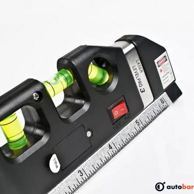 Лазерний рівень Laser Level Pro 3 з вбудованою рулеткою