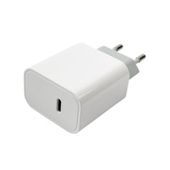 Мережевий зарядний пристрій Mibrand MI-16 20W PD + Quick Charger USB-C White MIWC/16CW