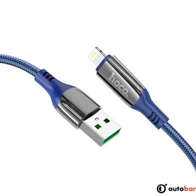 Кабель HOCO S51 Extreme charging data cable for iP Blue