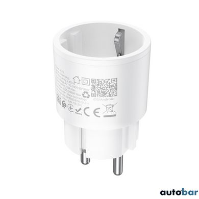 Смарт розетка HOCO AC16 Veloz smart socket(EU/GER) White