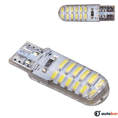 Лампа PULSO/габаритна/LED T10/24SMD-3014 static/24v/0.5w/320lm White