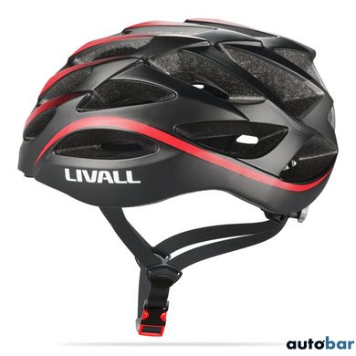 Захисний шолом Livall BH62 NEO (L) Black&Red (55-61см), акустика, мікрофон, сигнали поворотів та стопів, додаток, пульт BR80, Bluetooth