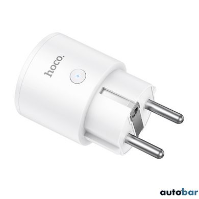 Смарт розетка HOCO AC16 Veloz smart socket(EU/GER) White