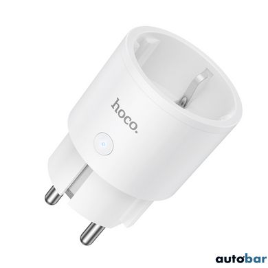 Смарт розетка HOCO AC16 Veloz smart socket(EU/GER) White