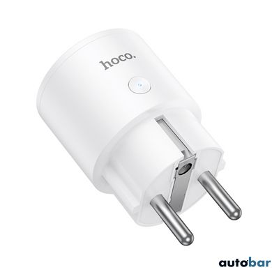 Смарт розетка HOCO AC16 Veloz smart socket(EU/GER) White