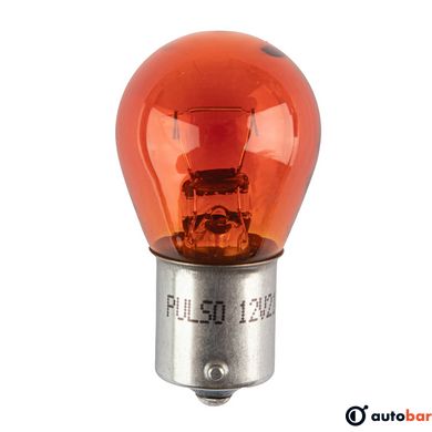 Лампа PULSO/габаритна S25/BAU15s/P21W 12В/21Вт amber/поворот/1 конт