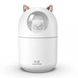 Зволожувач повітря Humidifier H2O Cat USB із котиком на 300мл. Колір: білий