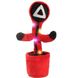 Інтерактивна дитяча іграшка танцюючий кактус Гра в кальмара співає танцює світиться на акумуляторі