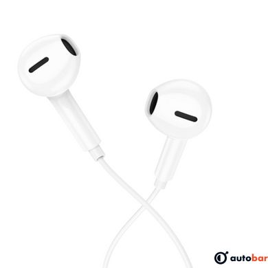 Навушники BOROFONE BM71 Light song universal earphones with mic White