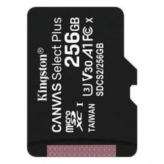 microSDXC (UHS-1) Kingston Canvas Select Plus 256Gb class 10 А1 (R-100MB/s) SDCS2/256GBSP