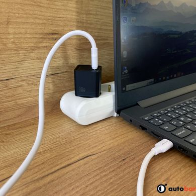Мережевий зарядний пристрій Mibrand MI-31 GaN 30W Travel Charger USB-C Black