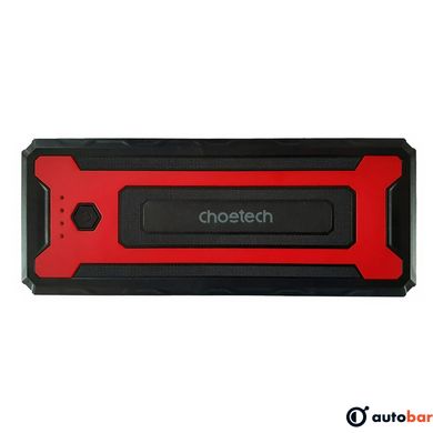 Зовнішній акумулятор пуско-зарядна станція Choetech, струм до 2000A, 16000mAh 20W QC 3.0 USB-C + USB2.0 TC0009