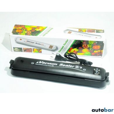 Вакуумний пакувальник VACUUM SEALER LP-11 (S+) нова модель дві кнопки. Колір: чорний